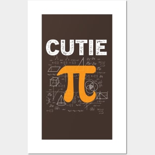 Happy Pi Day Mathematic Math Teacher Leopard Rainbow Posters and Art